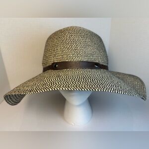 Sun Lilly Roll N Go Packable Beach Hat One Size Fits Most Floppy Leather Band